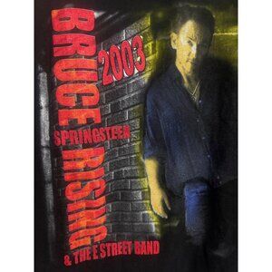 Bruce Springsteen and the E Street Band 2003 Concert World Tour T-Shirt XL Black